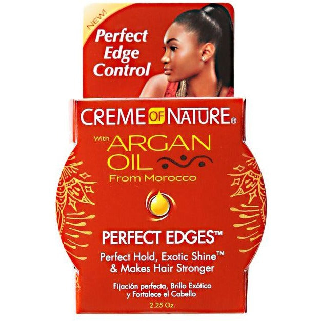 Creme Of Nature Perfect Edges Styling Product with Argan Oil - 2.25 fl oz jar