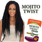 MODEL MODEL HAIR BRAIDS DOUBLE STRAND STYLE (CUBAN TWIST) MOJITO TWIST BRAID 16" & 24"