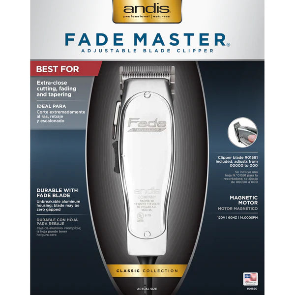 ANDIS: FADE MASTER® ADJUSTABLE BLADE CLIPPER