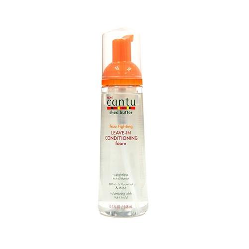 Cantu Shea Butter Frizz Fighting Leave-In Conditioning Foam 8.4 fl oz