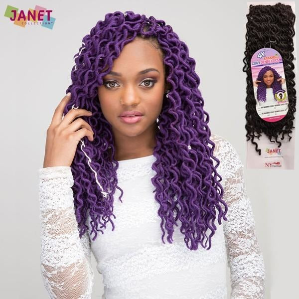 JANET COLLECTION 4X MAMBO COILY DENSE LOCS 18"