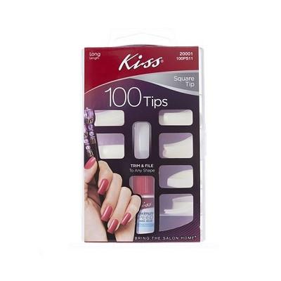 Kiss 100 Tips Square Tip