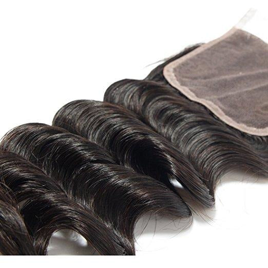 Mink Hair Lace Closure 4*4 100% Full Cuticle Virgin Hair