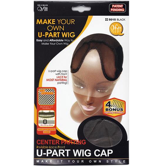 QFITT: Center Parting Invisible Lace Front U-Part Wig Cap