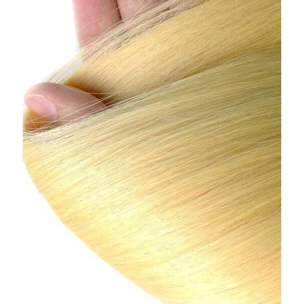 10A Grade Blonde #613 Straight  100% Virgin Hair Bundle