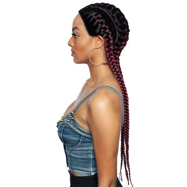 RED CARPET PREMIERE GHANA BRAID LACE FRONT WIG RCBG01 HERA 28 INCH