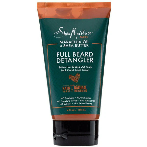 SHEA MOISTURE: MARACUJUA & SHEA OILS FULL BEARD DETANGLER 4OZ