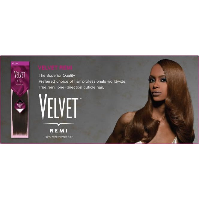 Outre Velvet Yaki Remi 100% Remi Human Hair Straight Weave